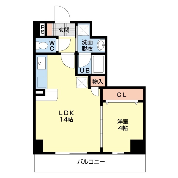 マンション彦根駅西の間取り