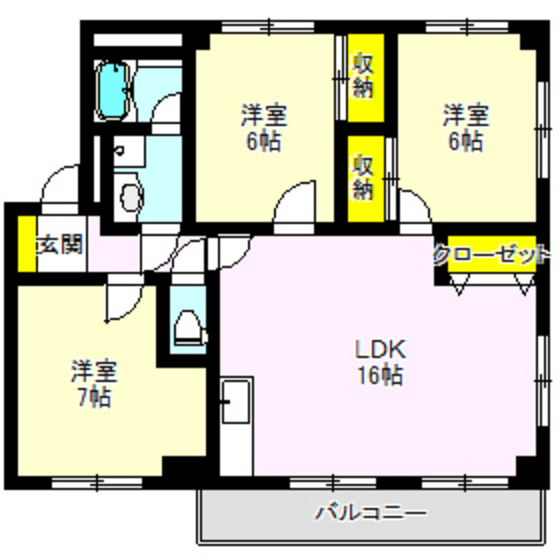 ロイヤルマンションの間取り