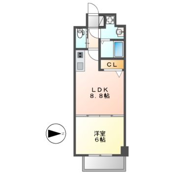 HF名駅北レジデンス　EASTの間取り