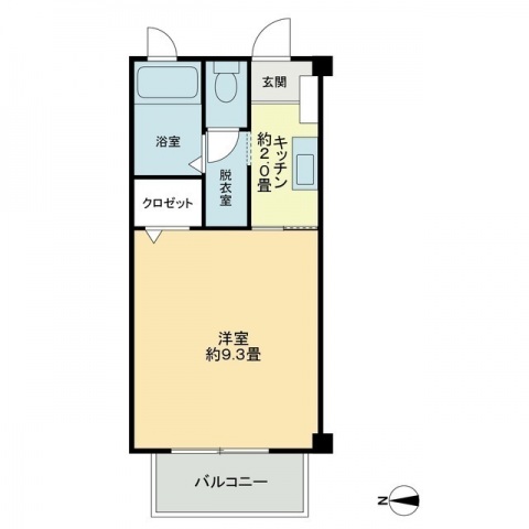 喜多川パークハイツの間取り