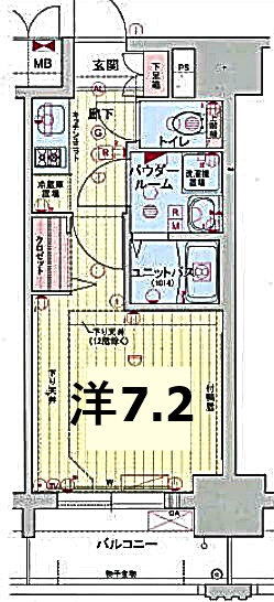 プレサンス丸の内レジデンスIIの間取り