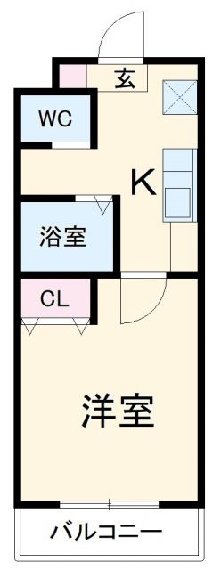 名古屋市港区宝神のマンションの間取り