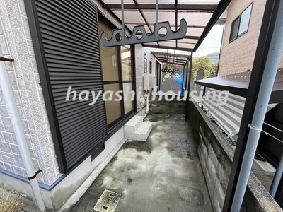 バルコニー　1F洗濯干場