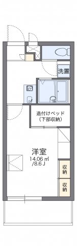 レオパレスプロスペラーＫＯＫＡＤＯの間取り