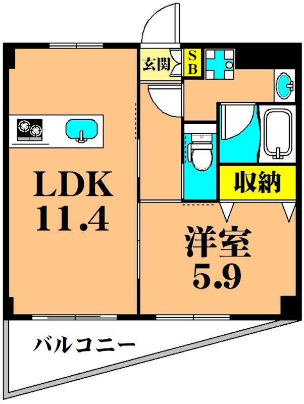 田中ビルの間取り