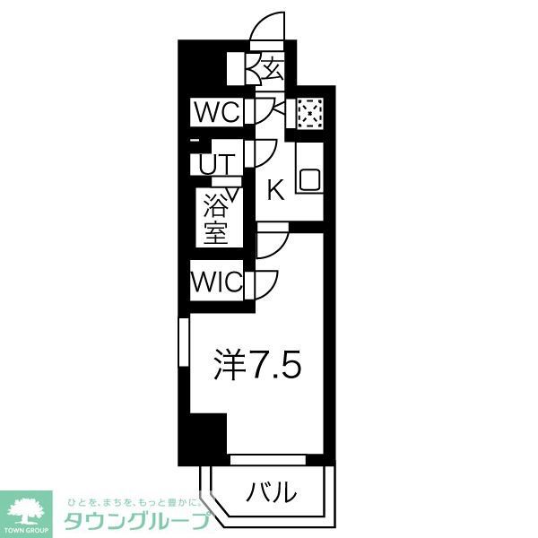 名古屋市東区泉のマンションの間取り