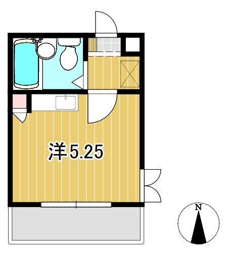 モンパレス日立第一　７の間取り