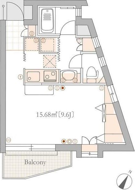 マヤ信濃町五番館の間取り