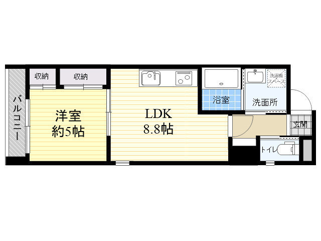 アーバン駅前の間取り