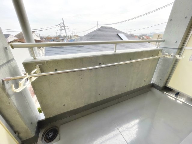 バルコニー　バルコニーがあります
