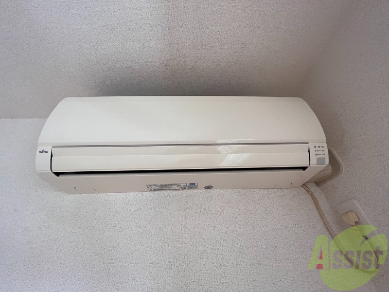 その他設備　エアコンが設置してありますので、寒暖対策もばっちり。