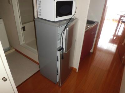 その他　冷蔵庫と電子レンジ。