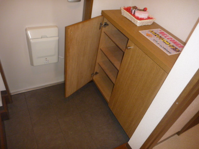 玄関　増えてしまう靴の収納に、シューズＢＯＸ