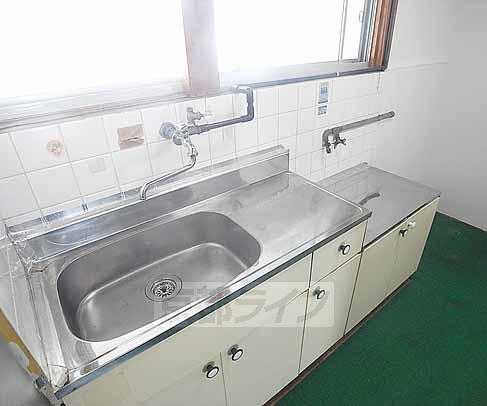 キッチン　広いシンクは嬉しいですね