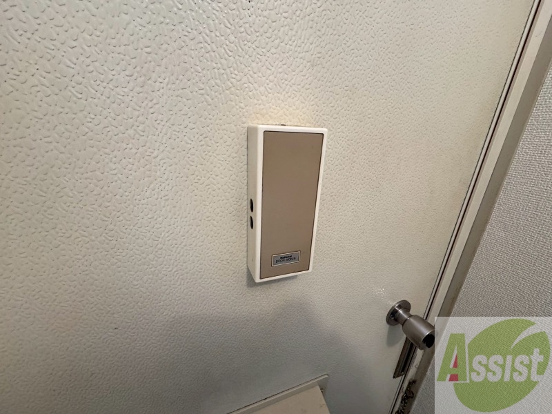 セキュリティ　来客時にはこちらのチャイムが鳴りますよ。