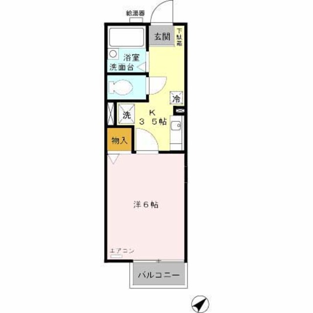 アルカスの間取り写真