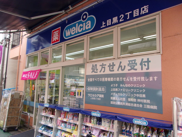 ドラックストア　ウエルシア上目黒２丁目店（ドラッグストア）まで220m
