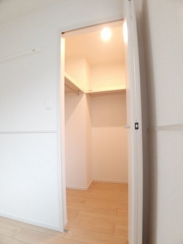 収納　たっぷりとした収納スペースです