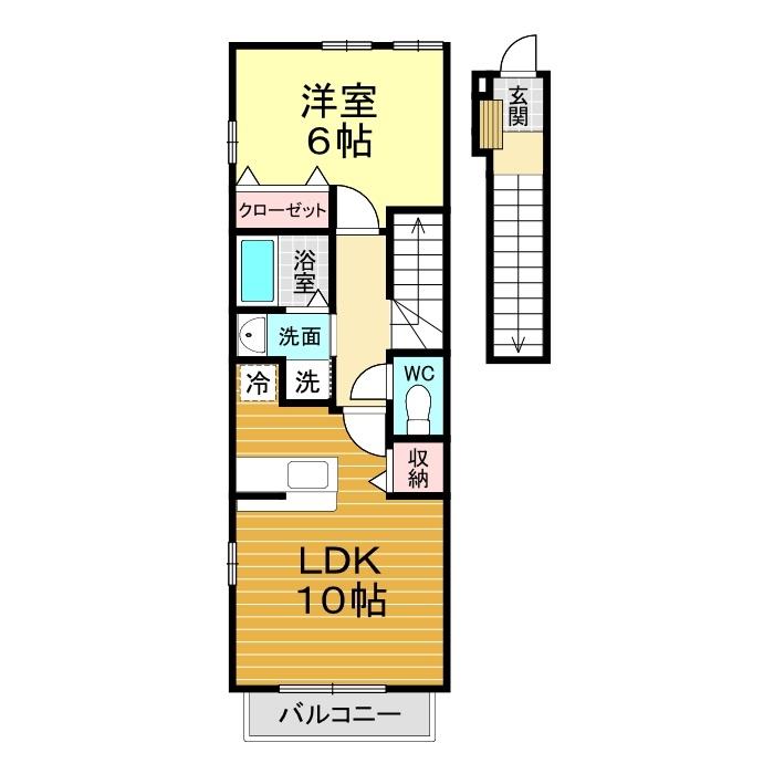アルカンシエル A棟の間取り写真
