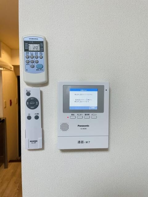 セキュリティ　ＴＶモニター付インターホンがあるので訪問者が一目でわかります