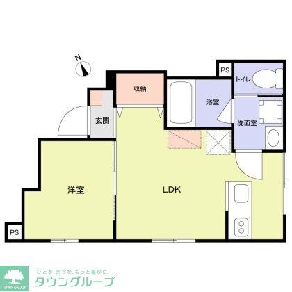 WoodCrest中延Residenceの間取り写真