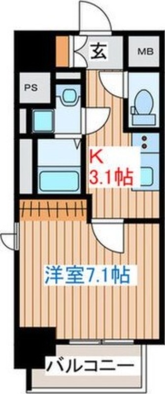 Brighton Eastの間取り写真