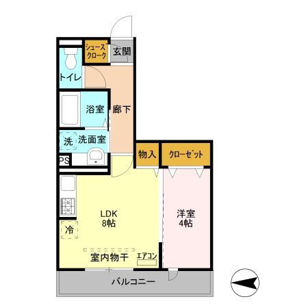 CARRIBEAN APARTMENTの間取り写真