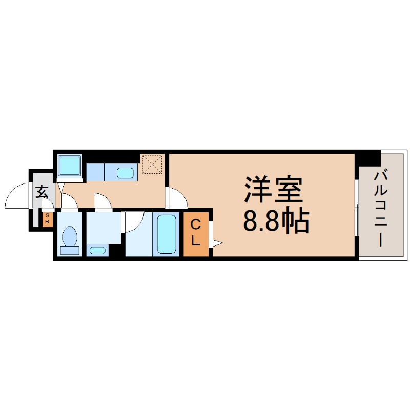 ＪＲ東海道本線 尼崎駅 徒歩10分 4階建 築19年の間取り写真