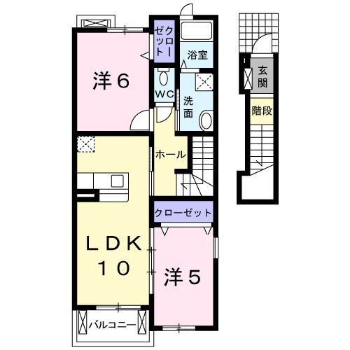 ビオーラ Iの間取り写真