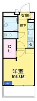 東京メトロ日比谷線 南千住駅 徒歩15分 3階建 築20年の間取り写真