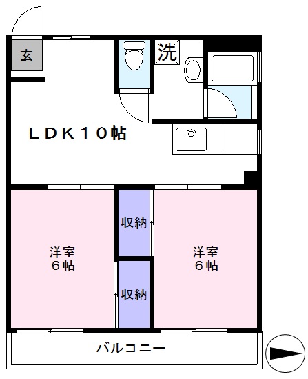 大勘ビルの間取り