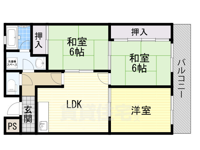 ヴィラ谷内の間取り