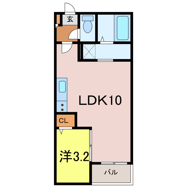 Warren　hekinannishiki　Iの間取り