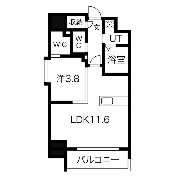 アバンティうめきたの間取り