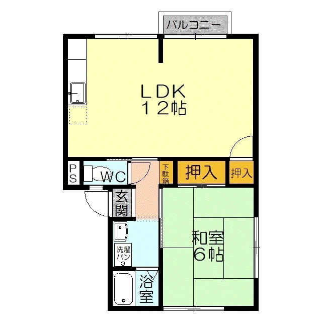 プラースモトイケＢ棟の間取り