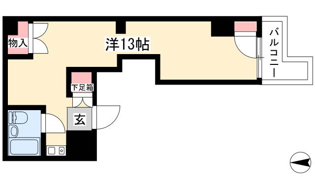 ラフィネ新栄の間取り