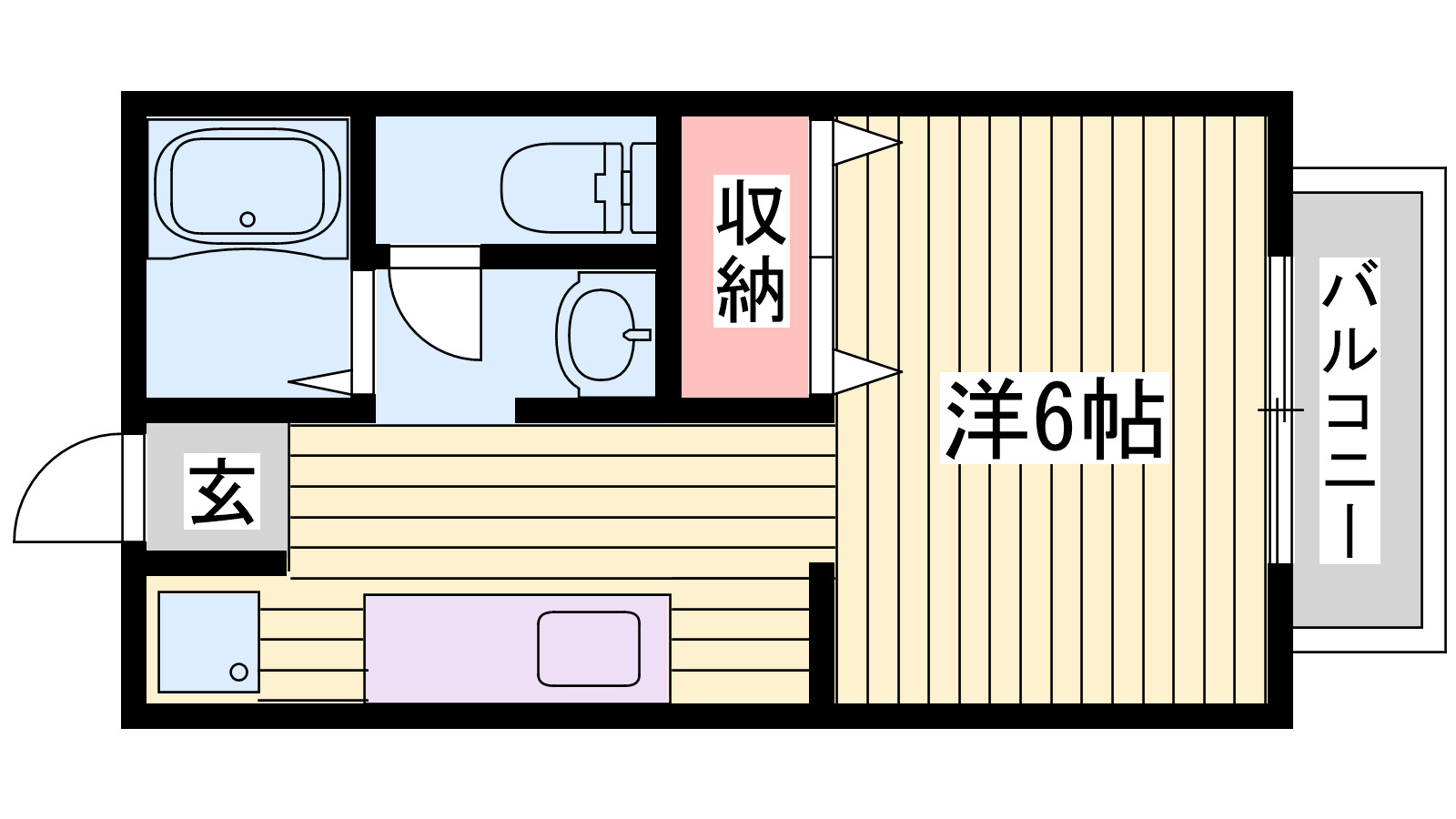 コウジィコートの間取り