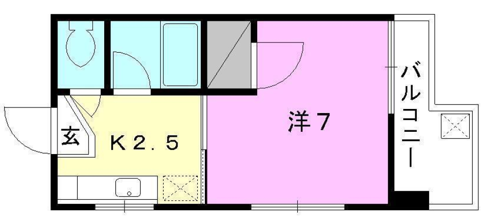 松山市湊町のマンションの間取り