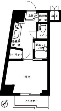 ルーブル白金高輪の間取り