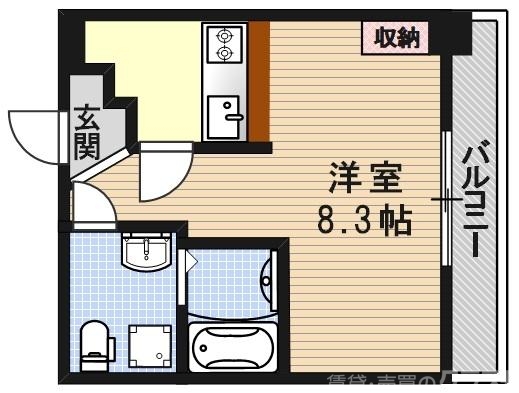 グランドーリア西院の間取り