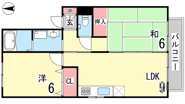 コスタ魚崎の間取り