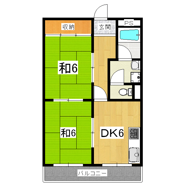 豊栄住宅の間取り