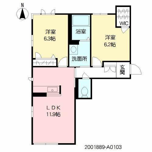 ベレオ諏訪野の間取り