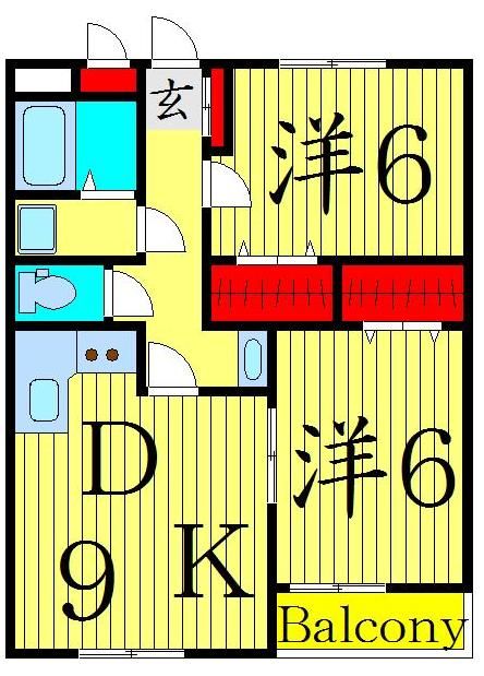 【第2コーポ佐野の間取り】