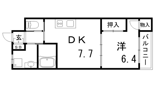 夢野アパートメントの間取り