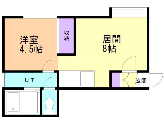 ハイムわたなべ２の間取り