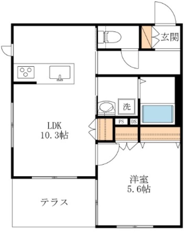 メゾン花鳥風月の間取り