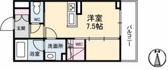 広島市南区宇品東のマンションの間取り