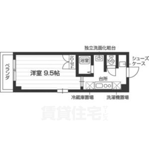 宇治市槇島町のマンションの間取り