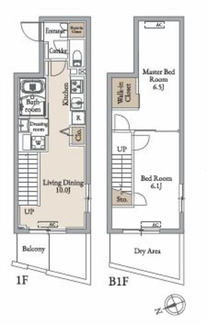 練馬区中村のマンションの間取り